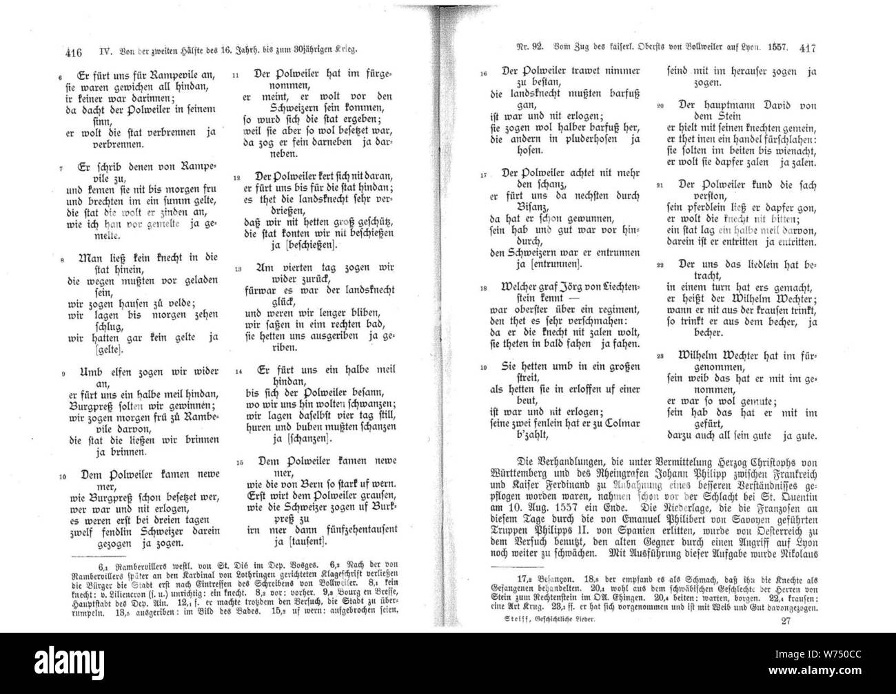 De Lieder Sprüche Württembergs 218 Stock Photo 262568220