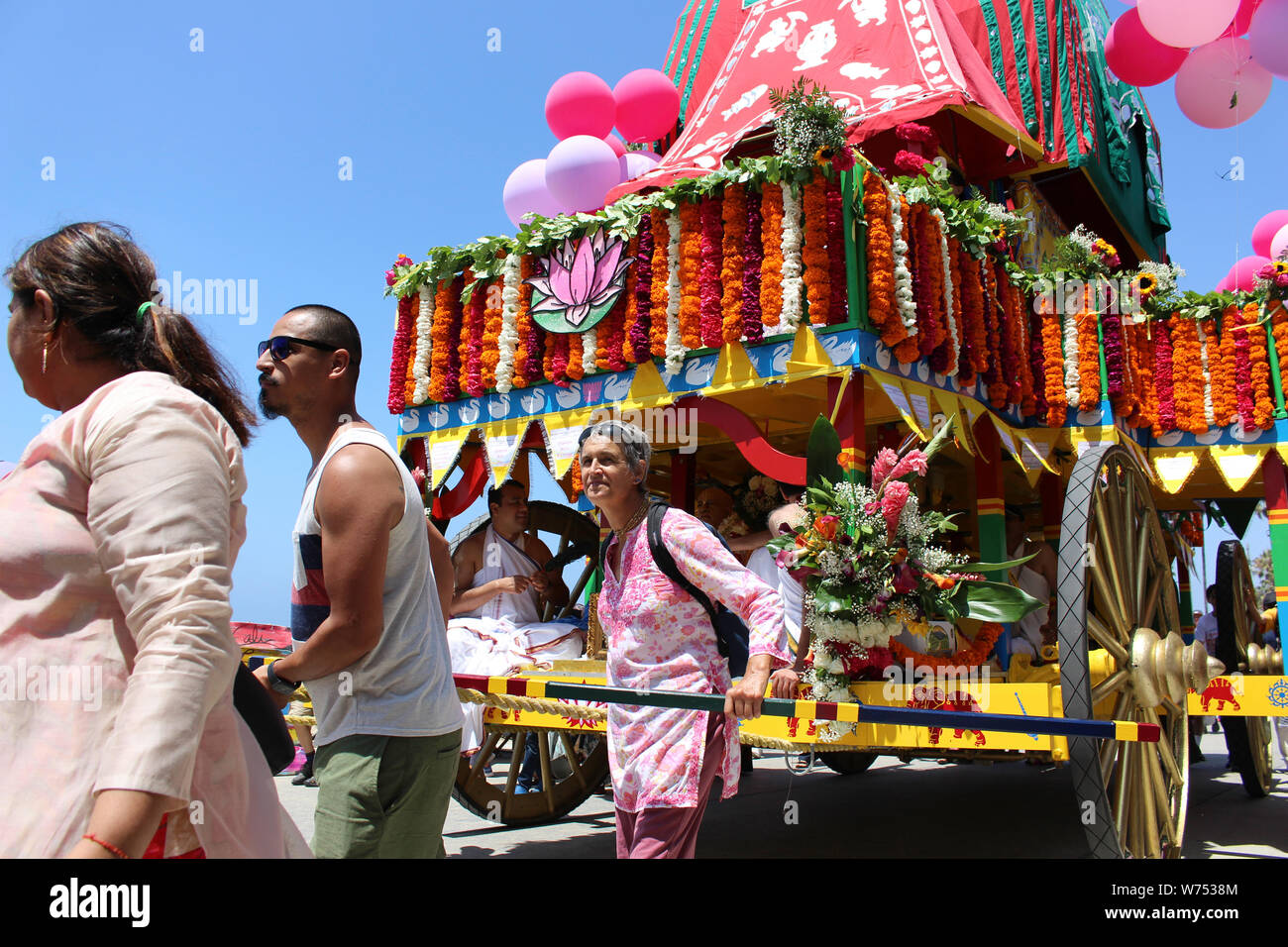 Hare Krishna, Festival of the Chariots, Venice, CA Stock Photo Alamy