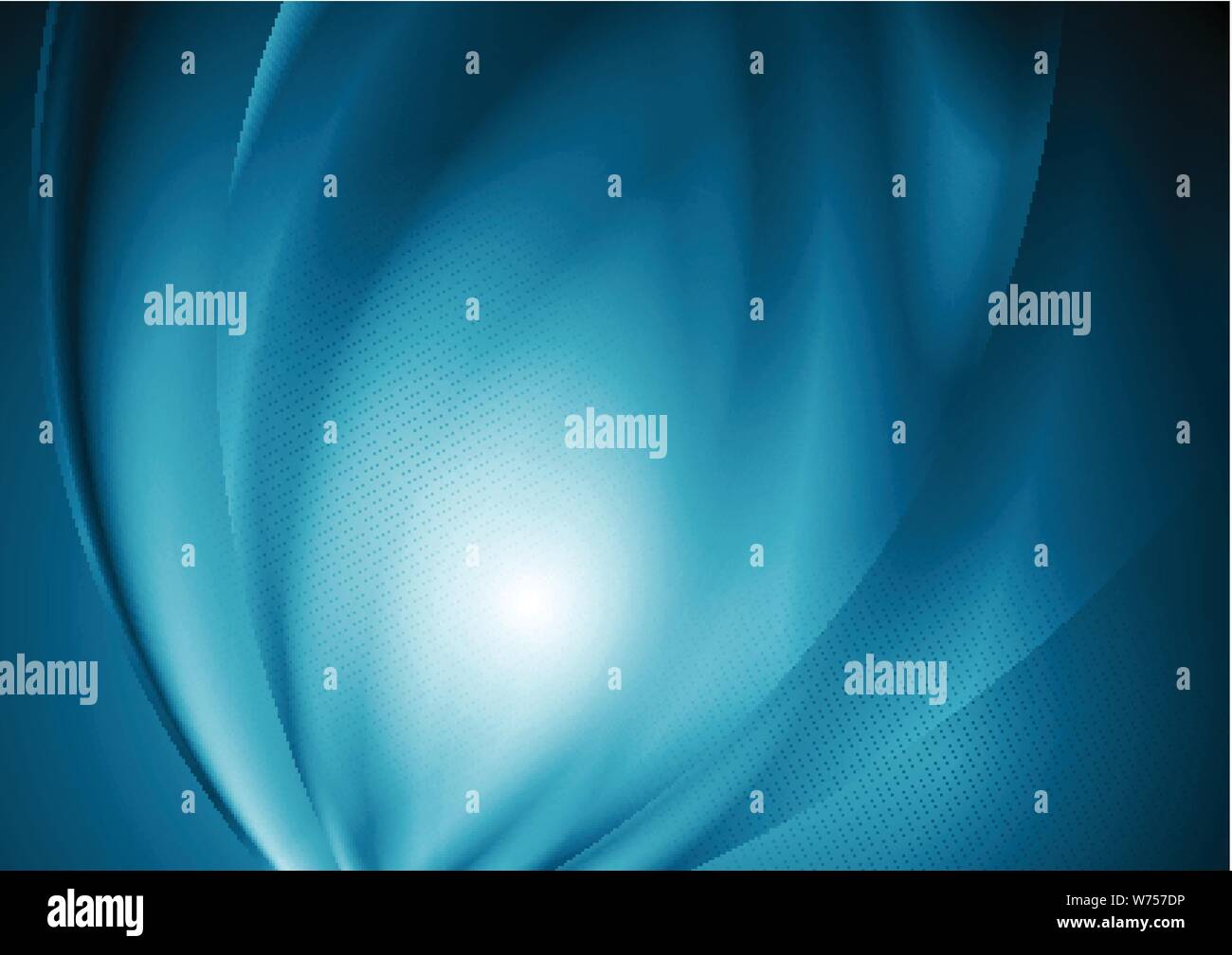 Dark blue abstract smooth blurred waves background. Vector design Stock ...