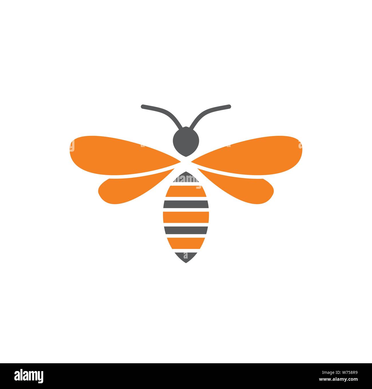 Beekeeping related icon on background for graphic and web design ...