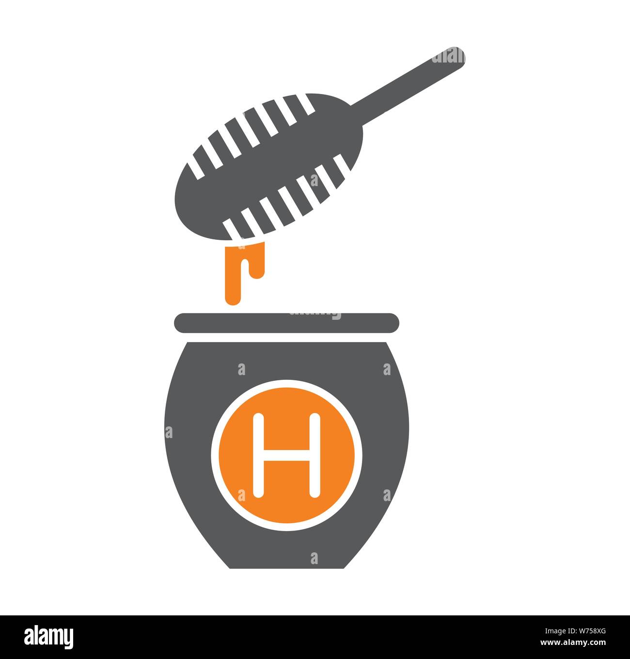 Beekeeping related icon on background for graphic and web design ...