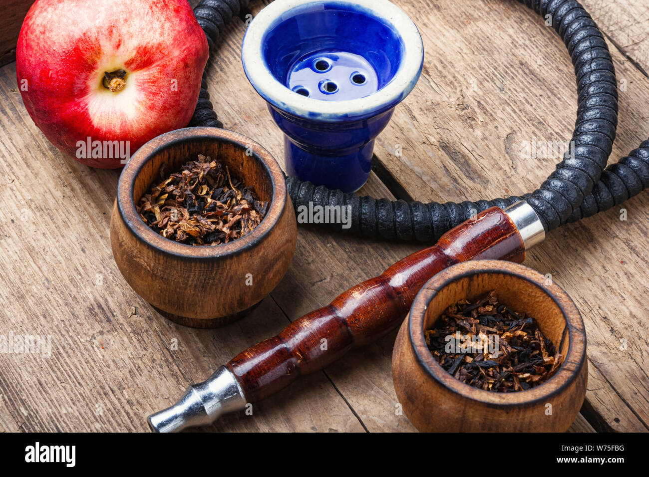 Tobacco shisha with nectarine flavor.Hookah with peach.Fruit hookah ...