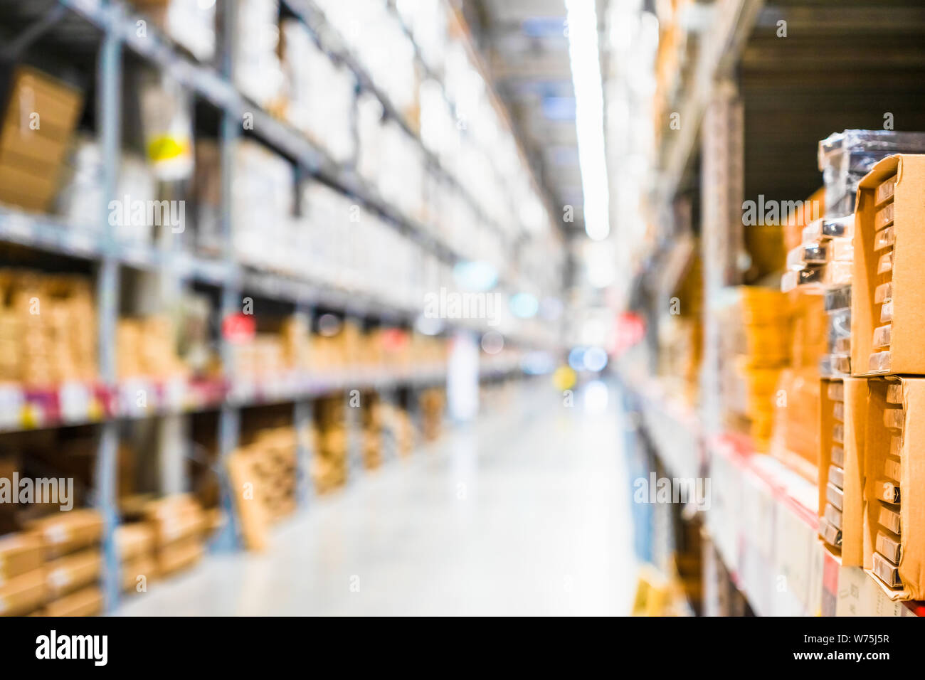 Warehouse storage racks boxes goods hi-res stock photography and images ...