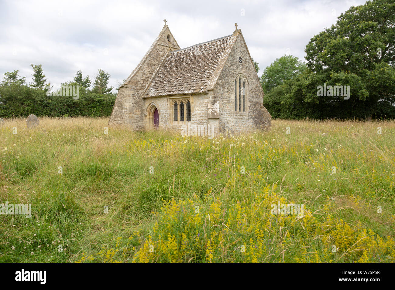 Chancel All Saints church, Leigh, Wiltshire, England, UK the rest of ...