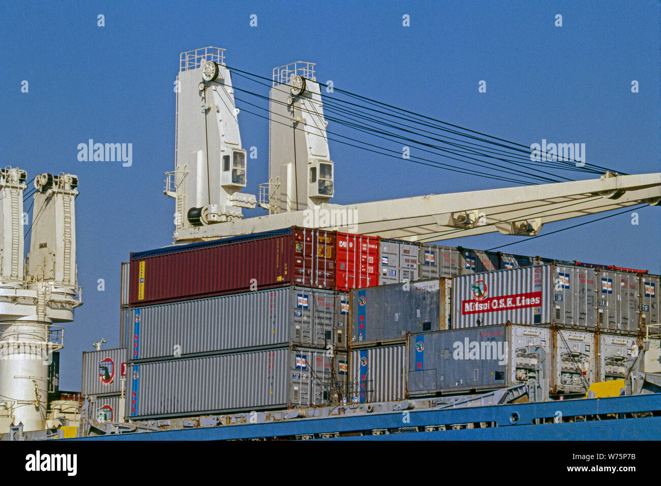 20 Jun 2010 Shipping Container carrier ship BOMBAY Maharashtra INDIA