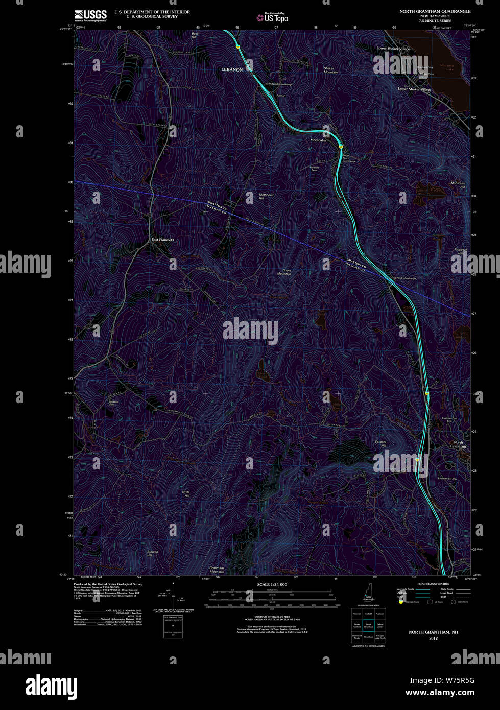 Map of grantham hires stock photography and images Alamy
