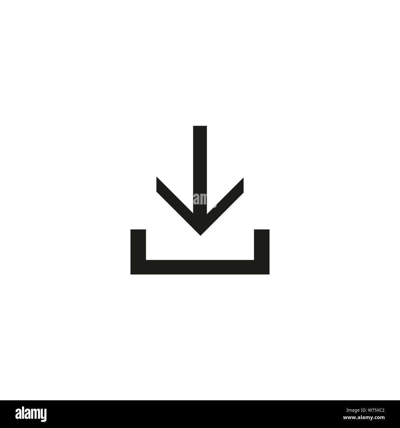 Download icon, design inspiration vector template for interface and any