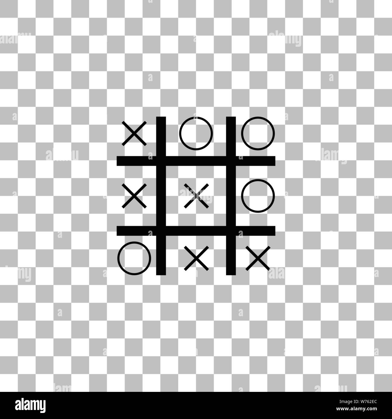 Tic tac toe game Cut Out Stock Images & Pictures - Alamy