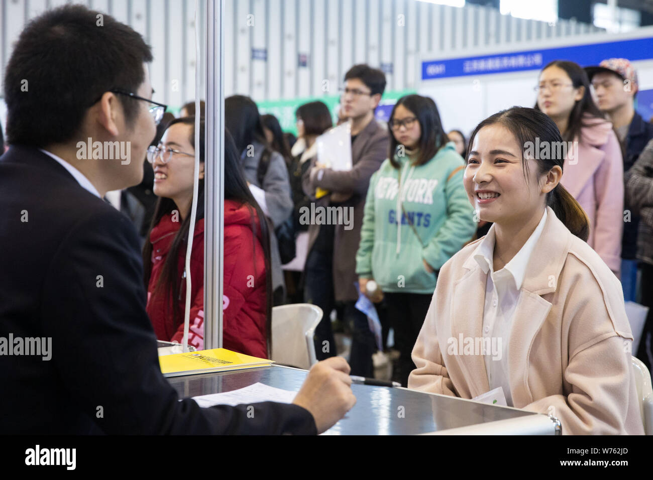 Chinese Interviewer Job seeker city china hi-res stock photography and images - Alamy