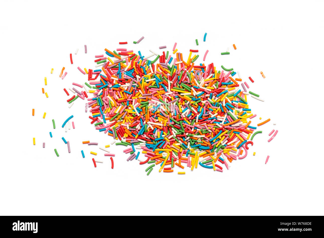 Sugar Sprinkles or Candy Sprinkles isolated on white background Stock Photo Alamy