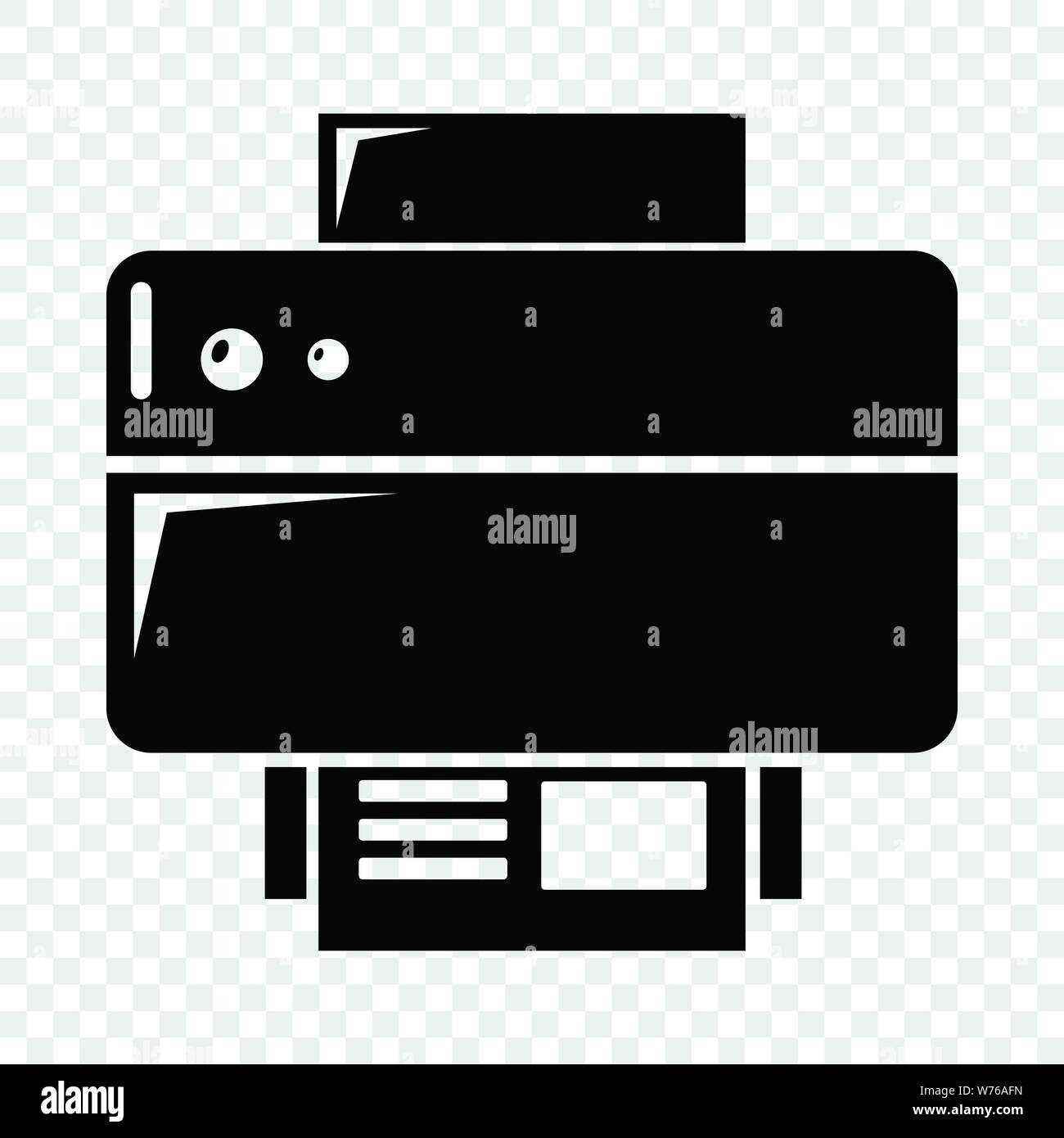 Printer icon, simple black style Stock Vector Image & Art - Alamy