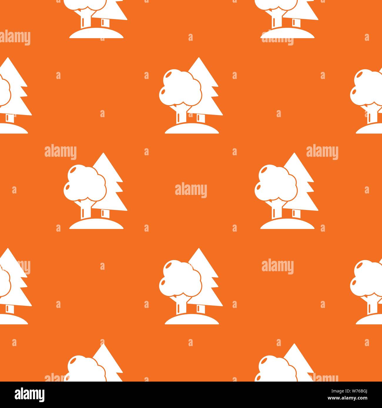 Paintball field pattern vector orange Stock Vector