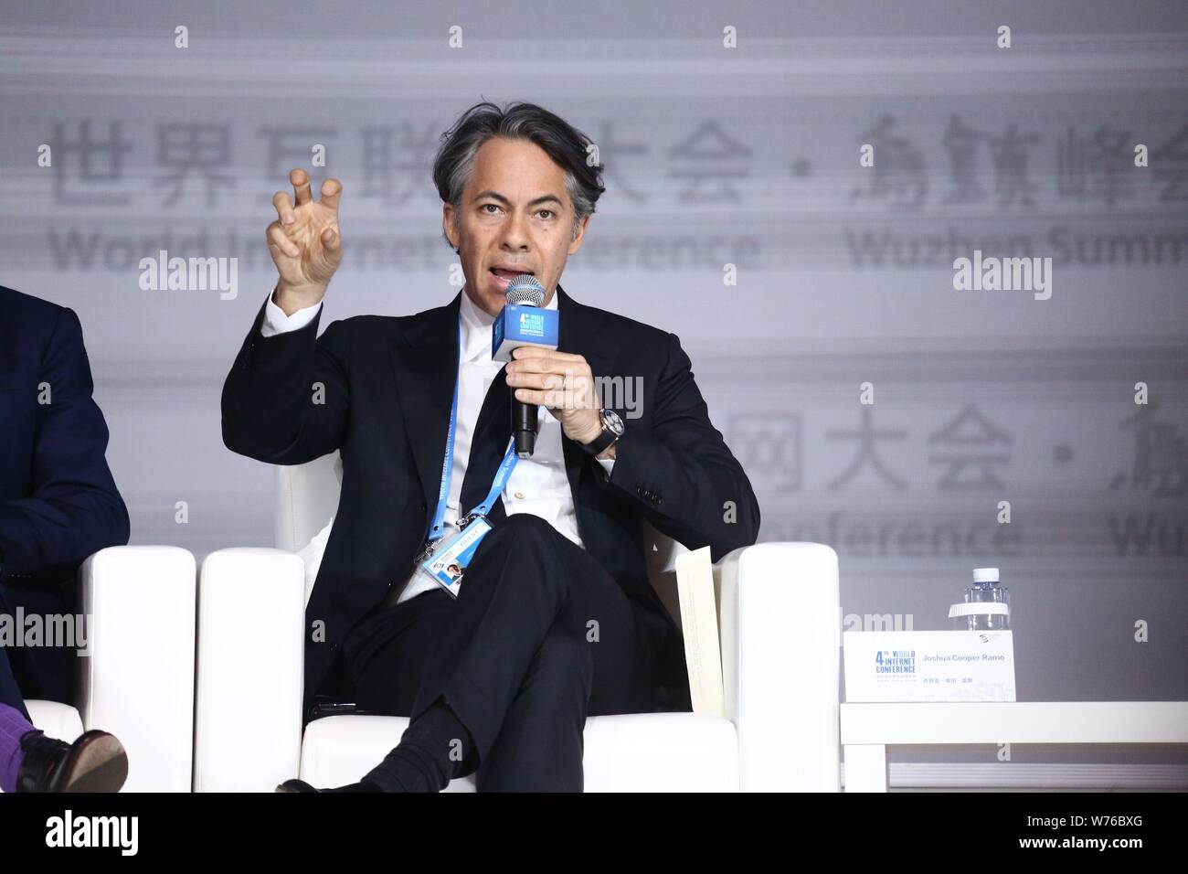 Joshua Cooper Ramo, vice chairman and co-chief executive of Kissinger  Associates, attends a forum during the fourth World Internet Conference  (WIC), a Stock Photo - Alamy