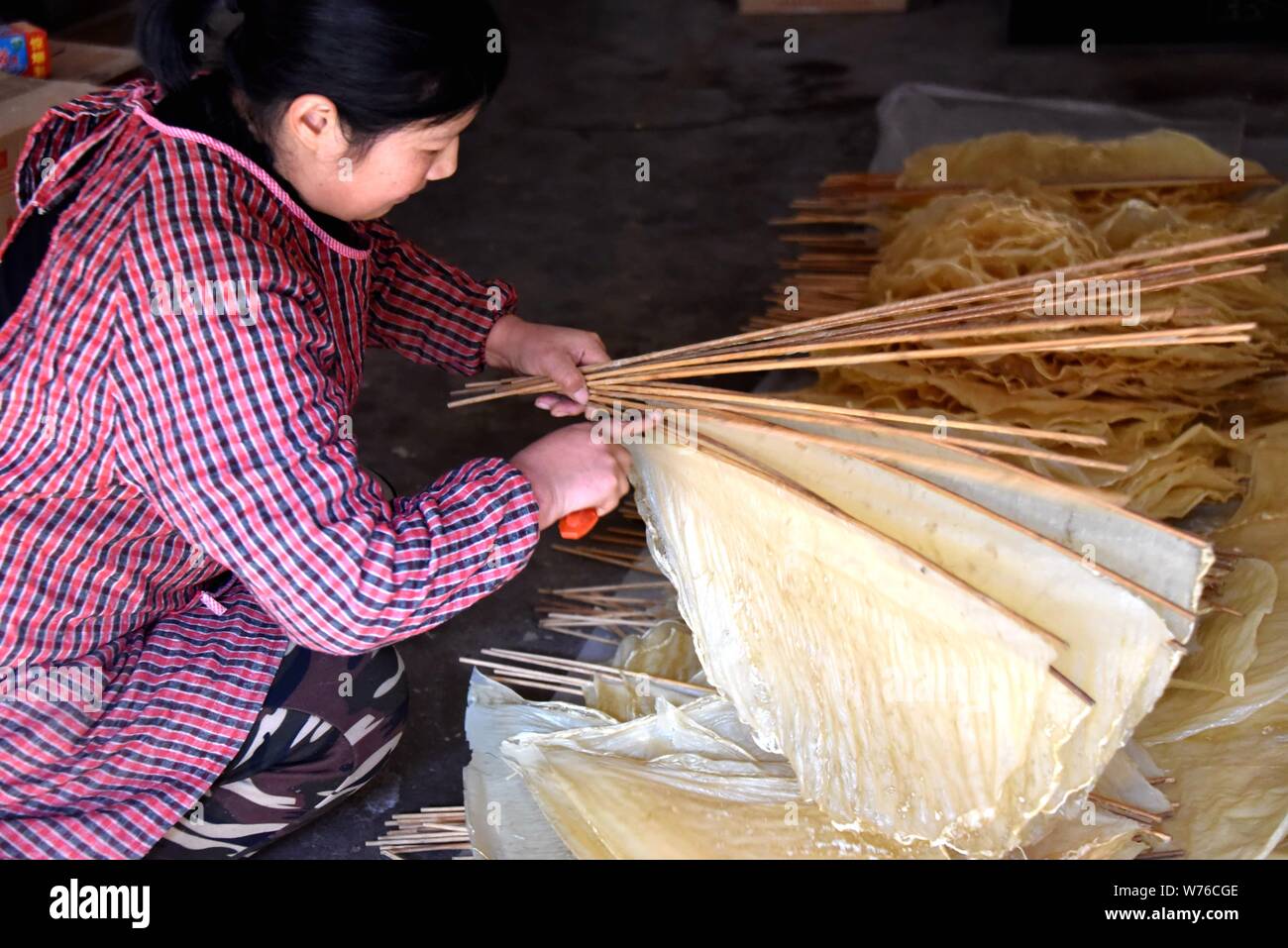 Bean curd skin hires stock photography and images Alamy