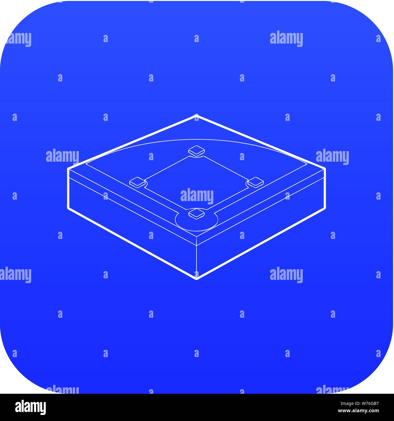 Baseball field icon blue vector Stock Vector Image & Art - Alamy