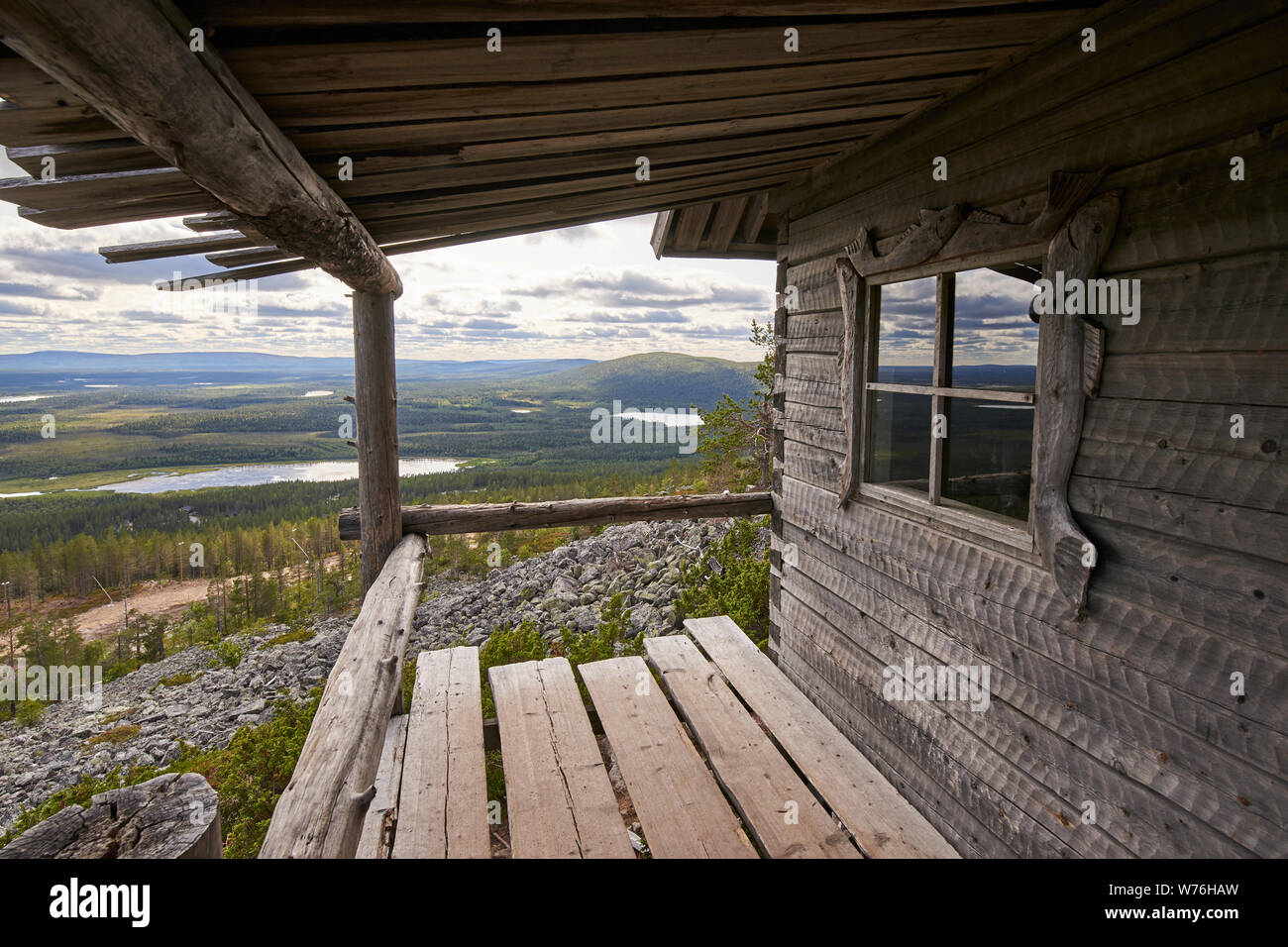 Santa S Cabin In Levi Kittila Finland Stock Photo 262603457 Alamy