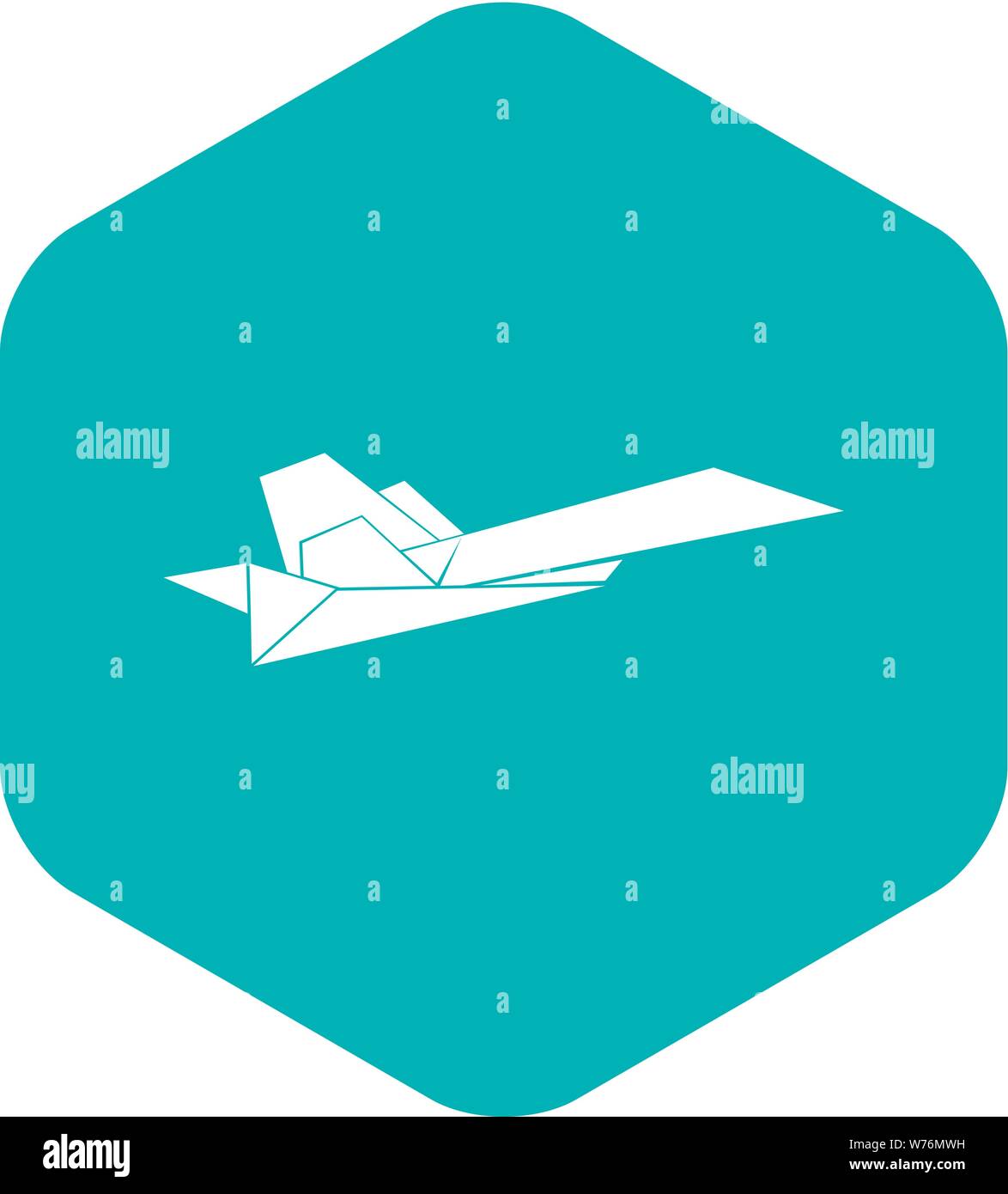 Origami airplane icon, simple black style Stock Vector Image & Art - Alamy