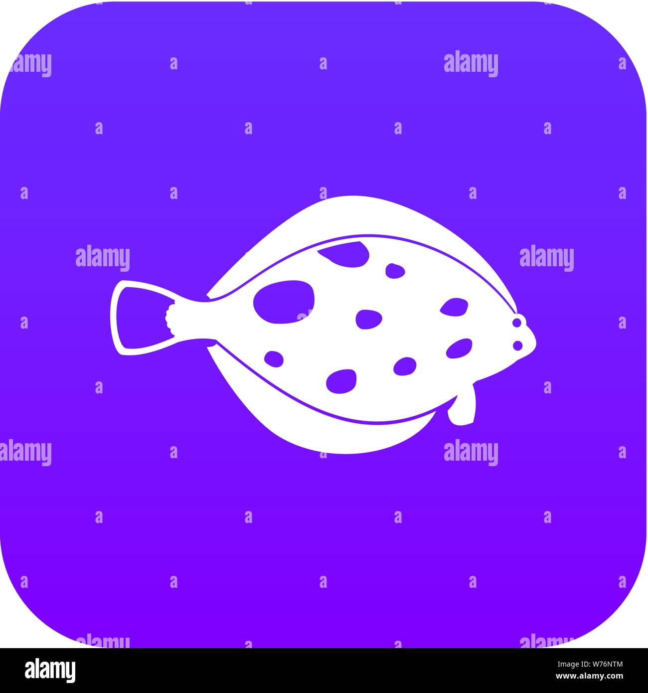 Fish icon digital purple Stock Vector Image & Art - Alamy