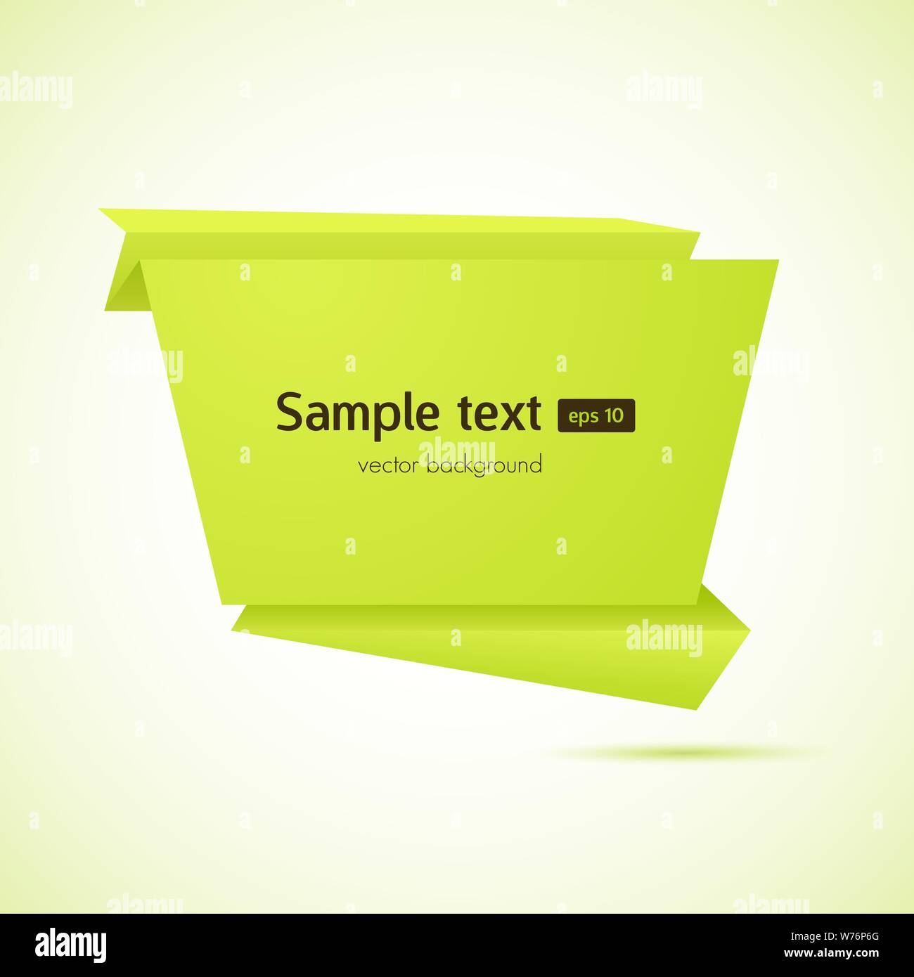 Abstract origami speech bubble vector background Stock Vector Image ...