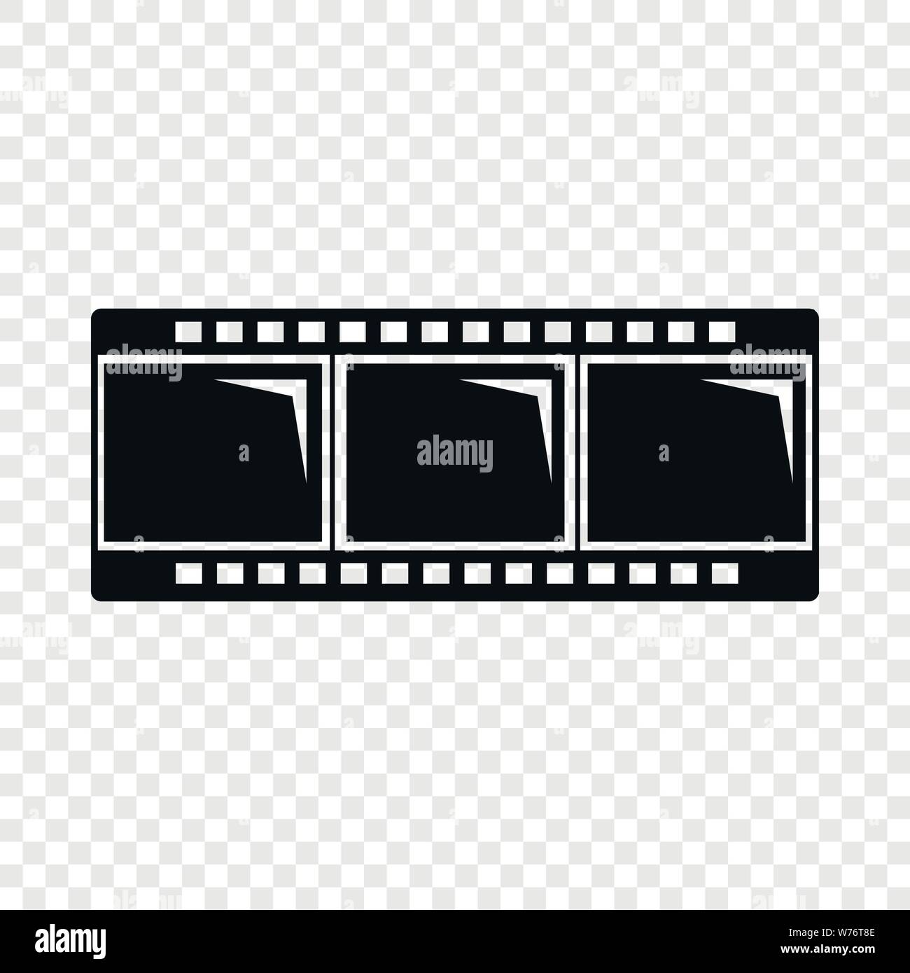 Film strip icon, simple black style Stock Vector Image & Art - Alamy