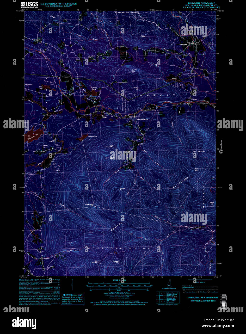 Tamworth map hires stock photography and images Alamy