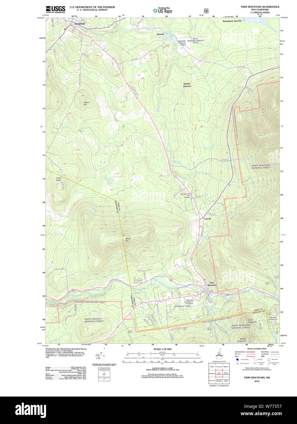 Twin mountain new hampshire hires stock photography and images Alamy