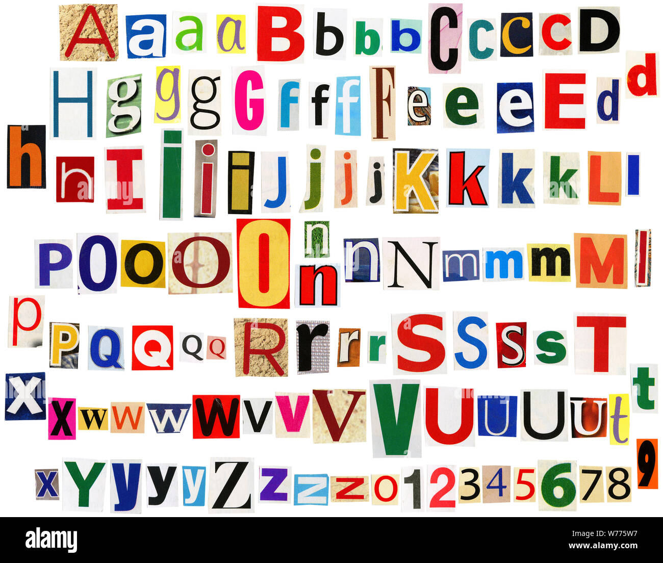 Printable Magazine Letters