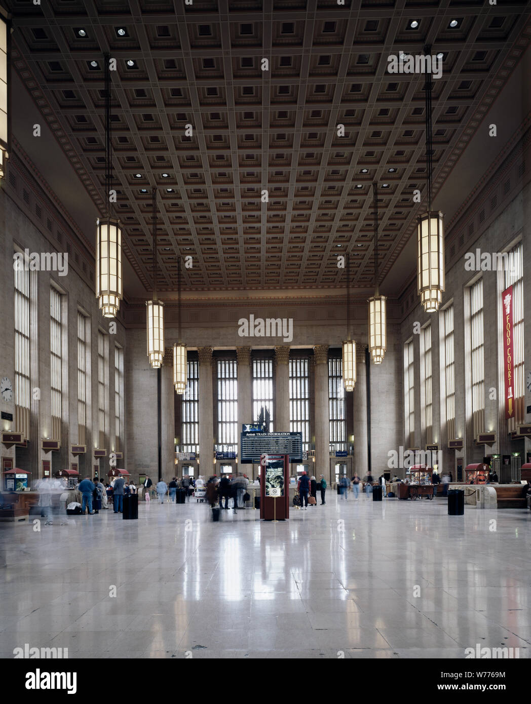 30th Street Station, Philadelphia, Pennsylvania Physical description: 1 transparency : color ; 4 x 5 in. or smaller.  Notes: Title, date, and keywords provided by the photographer.; Digital image produced by Carol M. Highsmith to represent her original film transparency; some details may differ between the film and the digital images.; Forms part of the Selects Series in the Carol M. Highsmith Archive.; Gift and purchase; Carol M. Highsmith; 2011; (DLC/PP-2011:124).; Stock Photo