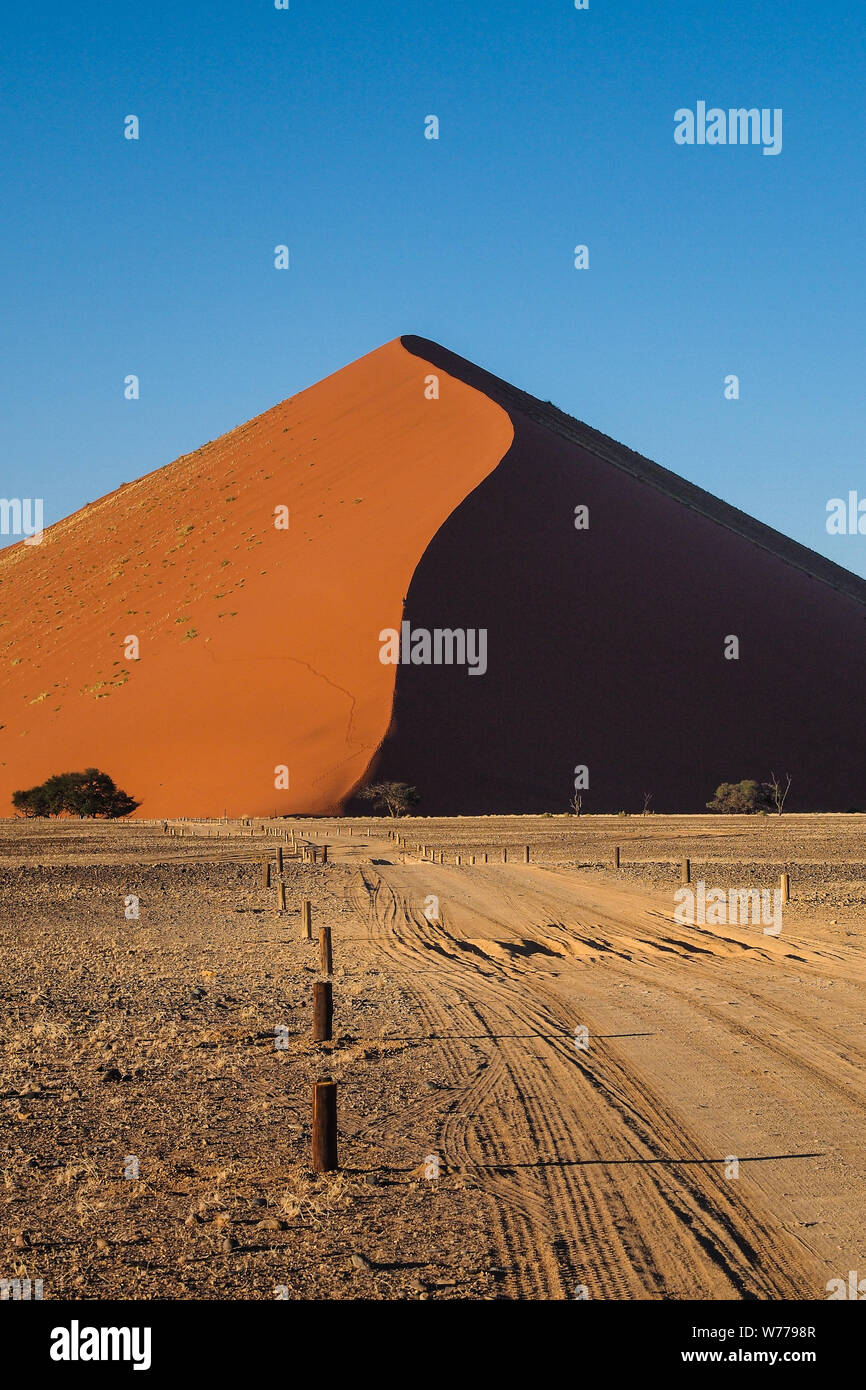 Amazing View of the dunes Sossusvlei. Namib Naukluft National Park ...