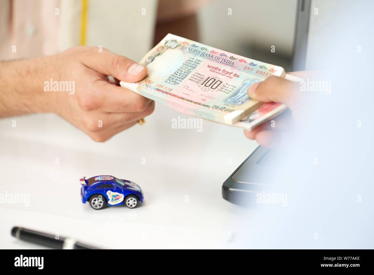 Bank Teller Money Not Atm Stock Photos Bank Teller Money Not Atm