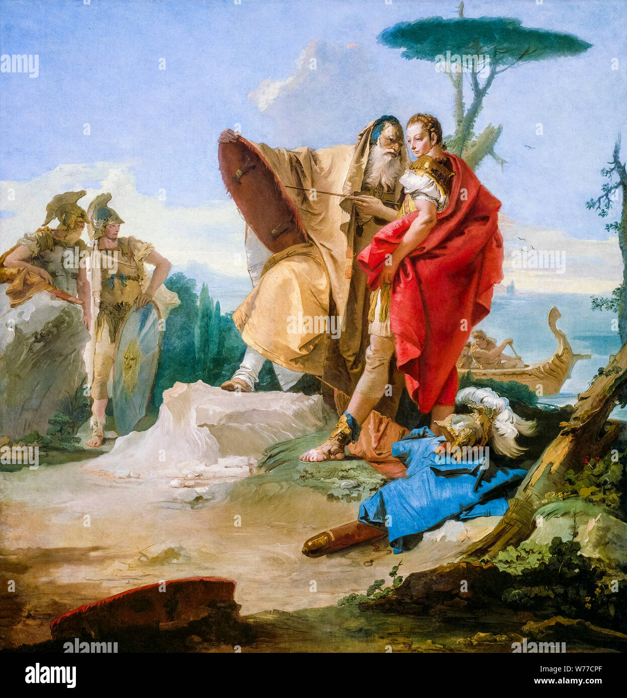 Giovanni Battista Tiepolo painting Rinaldo and the Magus of Ascalon Giovanni Battista Tiepolo painting Rinaldo and the Magus of Ascalon