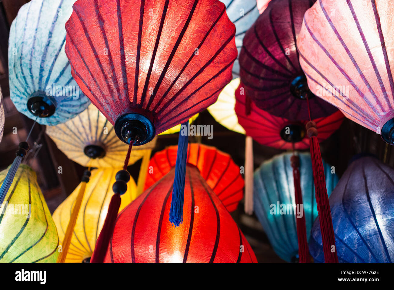 Traditional red Hoi An paper lanterns, Vietnam Stock Photo Alamy