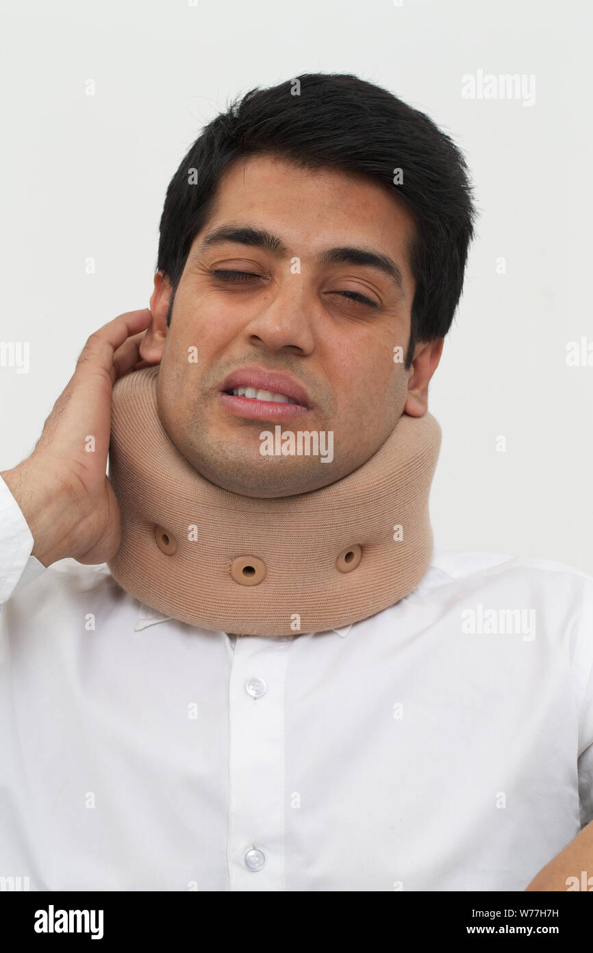Whiplash Brace Stock Photos Whiplash Brace Stock Images Alamy