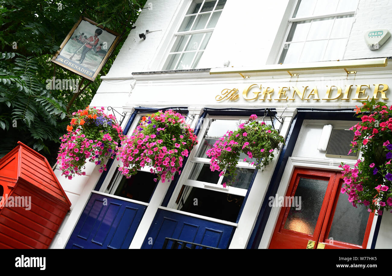 The Grenadier pub in London Stock