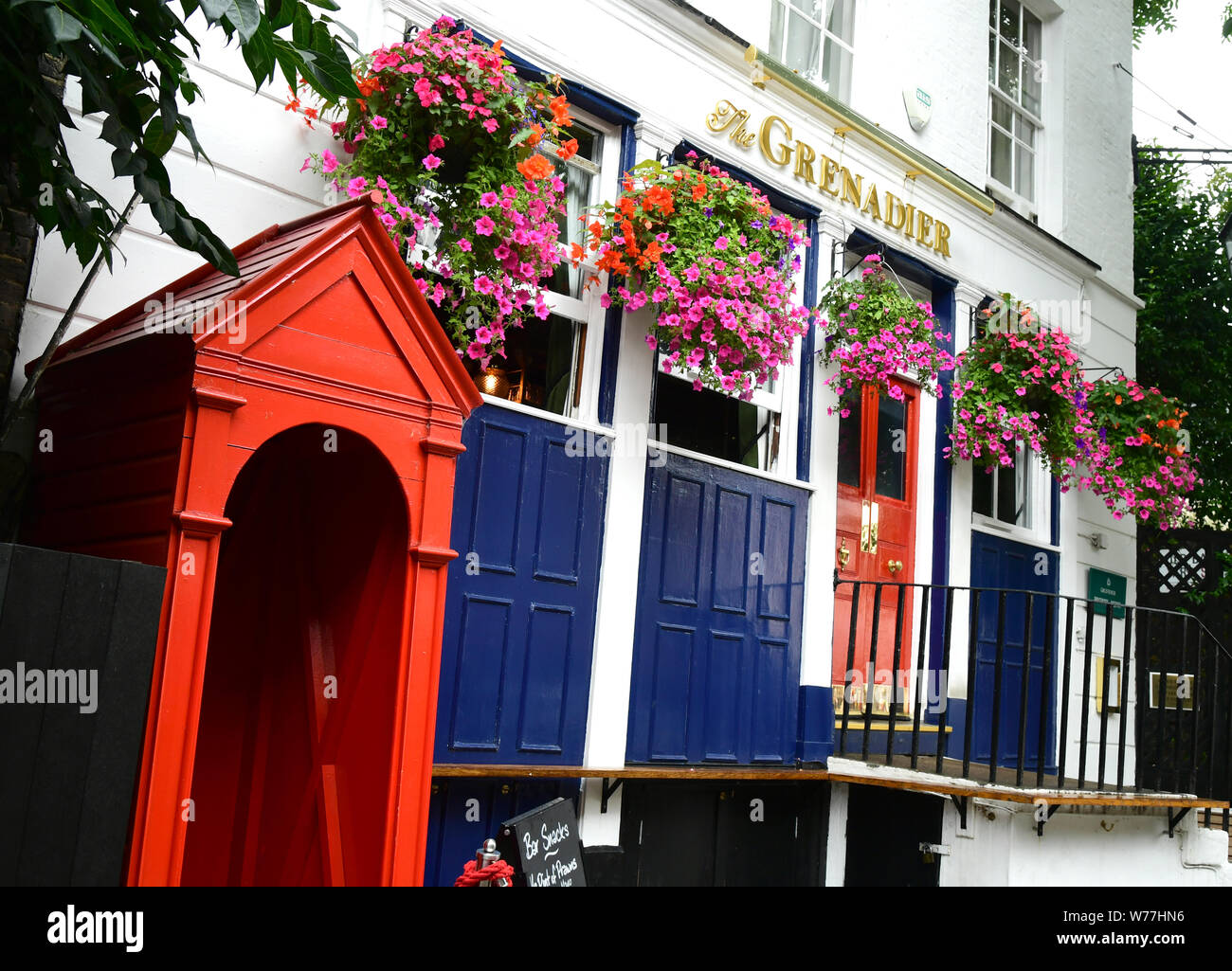 The grenadier pub hires stock photography