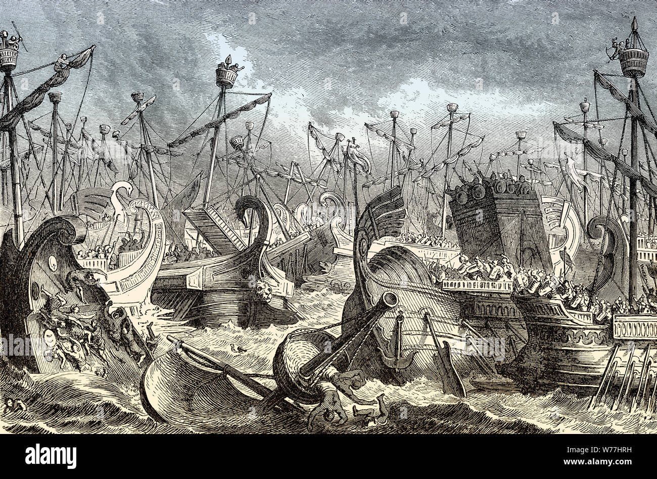 Antique naval warfare depiction hi-res stock photography and images - Alamy