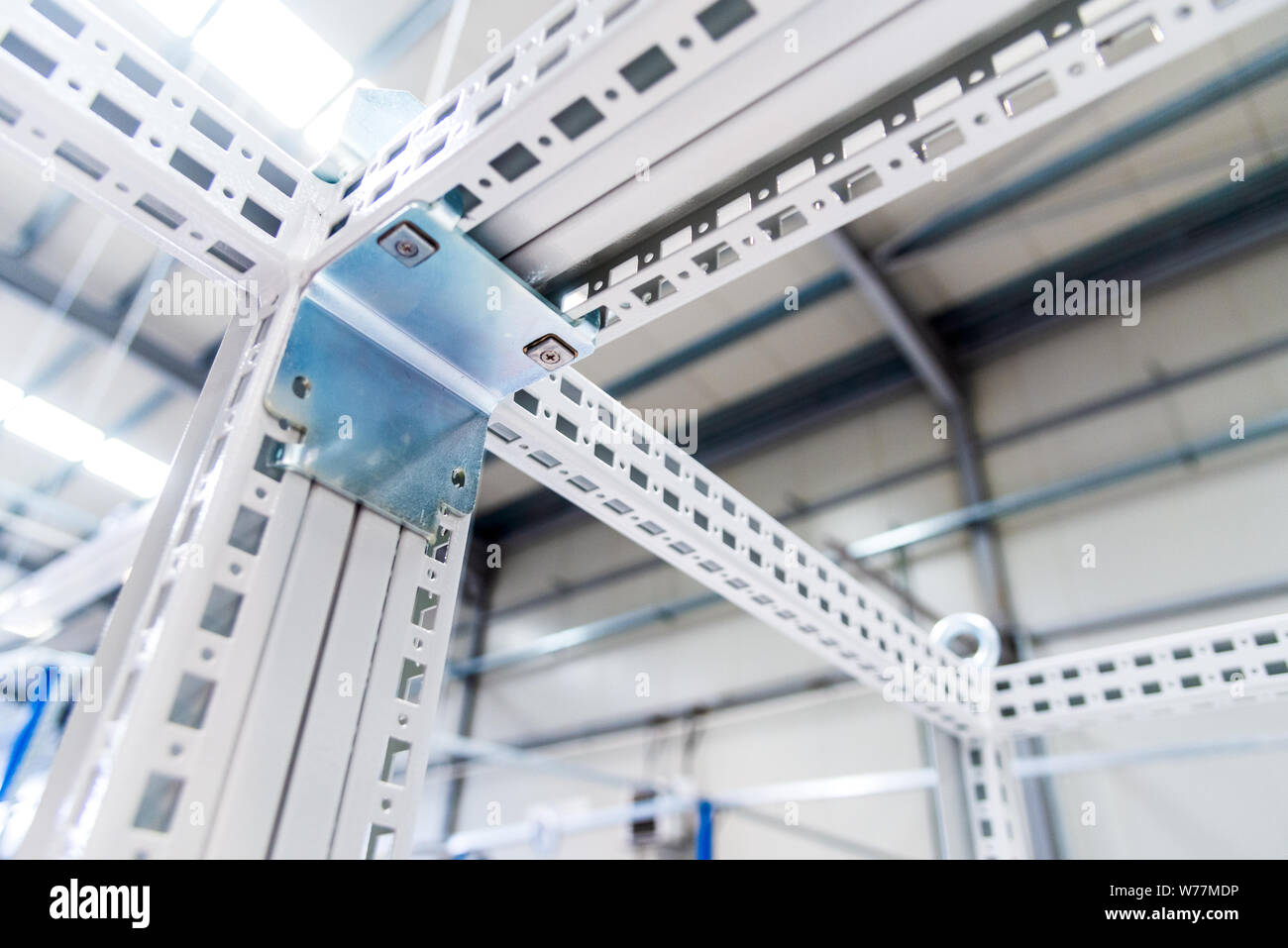 Industrial enclosure frame for electrical equipment, factory