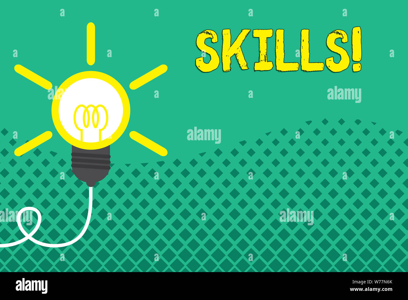 Conceptual hand writing showing Skills. Concept meaning ability do ...