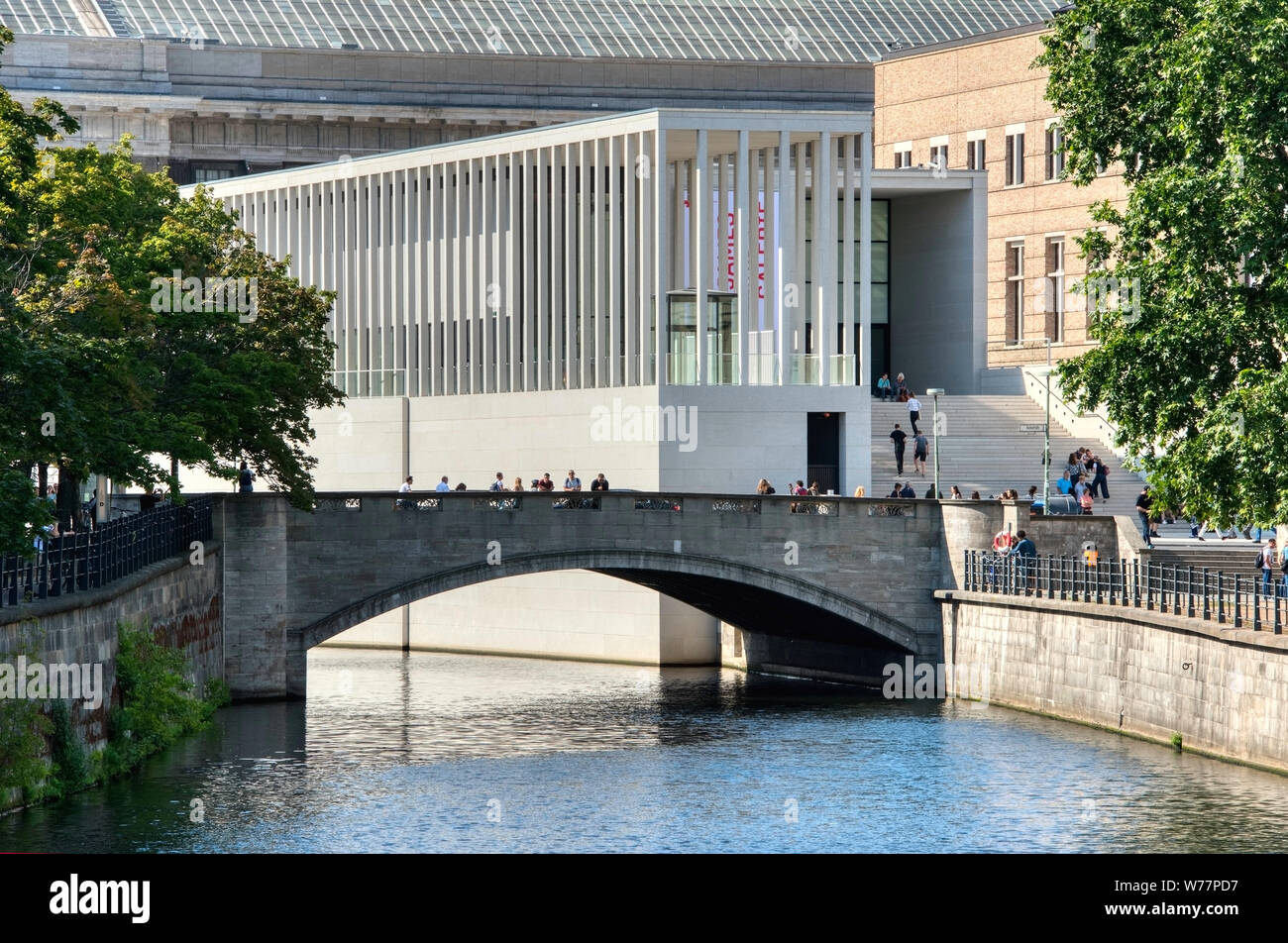 James-Simon-Galerie, Neues Museum, Pergamonmuseum, Museumsinsel, Berlin Mitte, Berlin, Deutschland Stock Photo