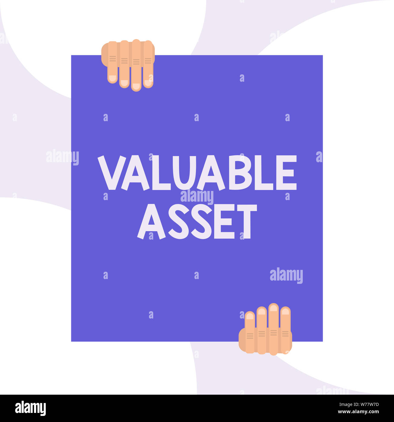 Handwriting text writing Valuable Asset. Conceptual photo Your most ...