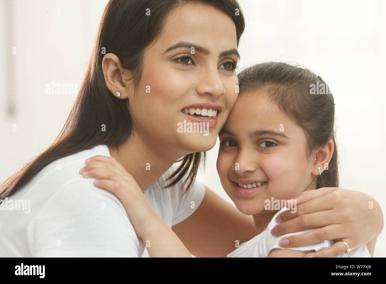 Woman loving her daughter Stock Photo