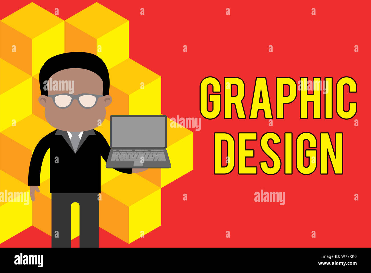 Word writing text Graphic Design. Business photo showcasing art or ...