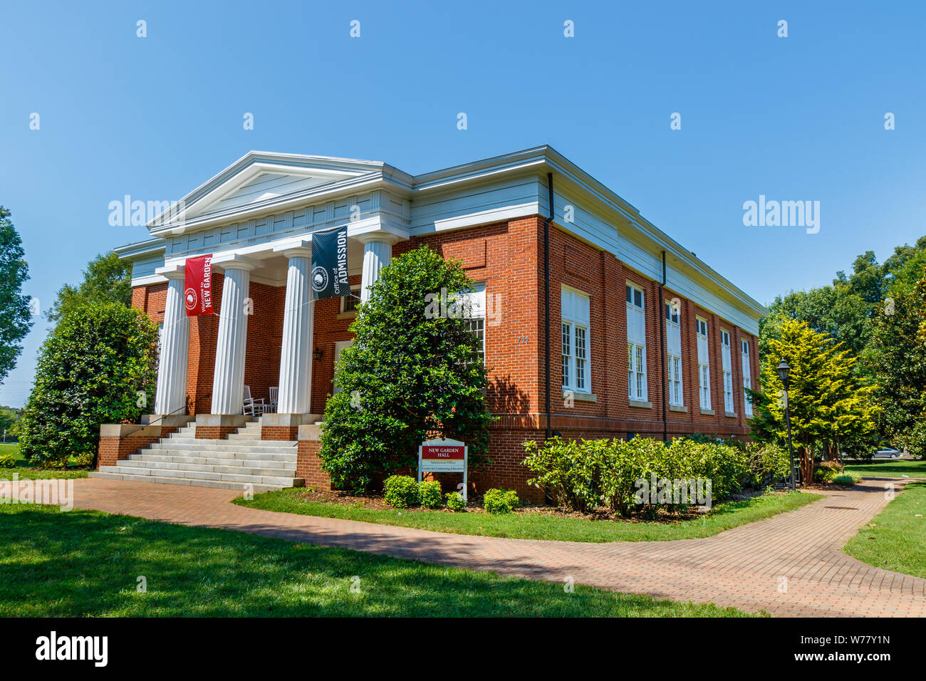 Greensboro Nc Usa July 27 New Garden Hall On July 27 2019 At