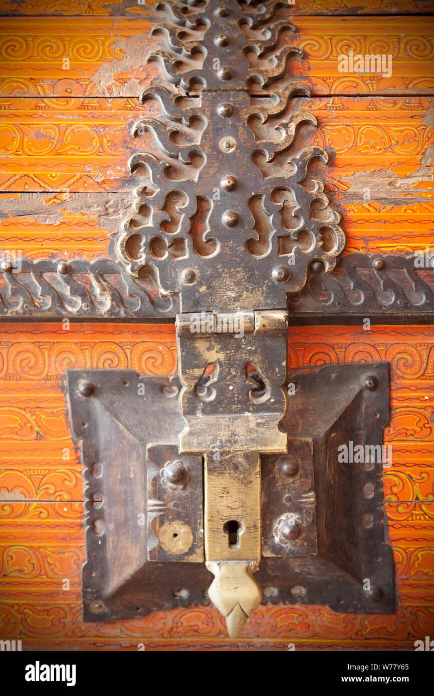 Lock on Chest Stock Photo Alamy