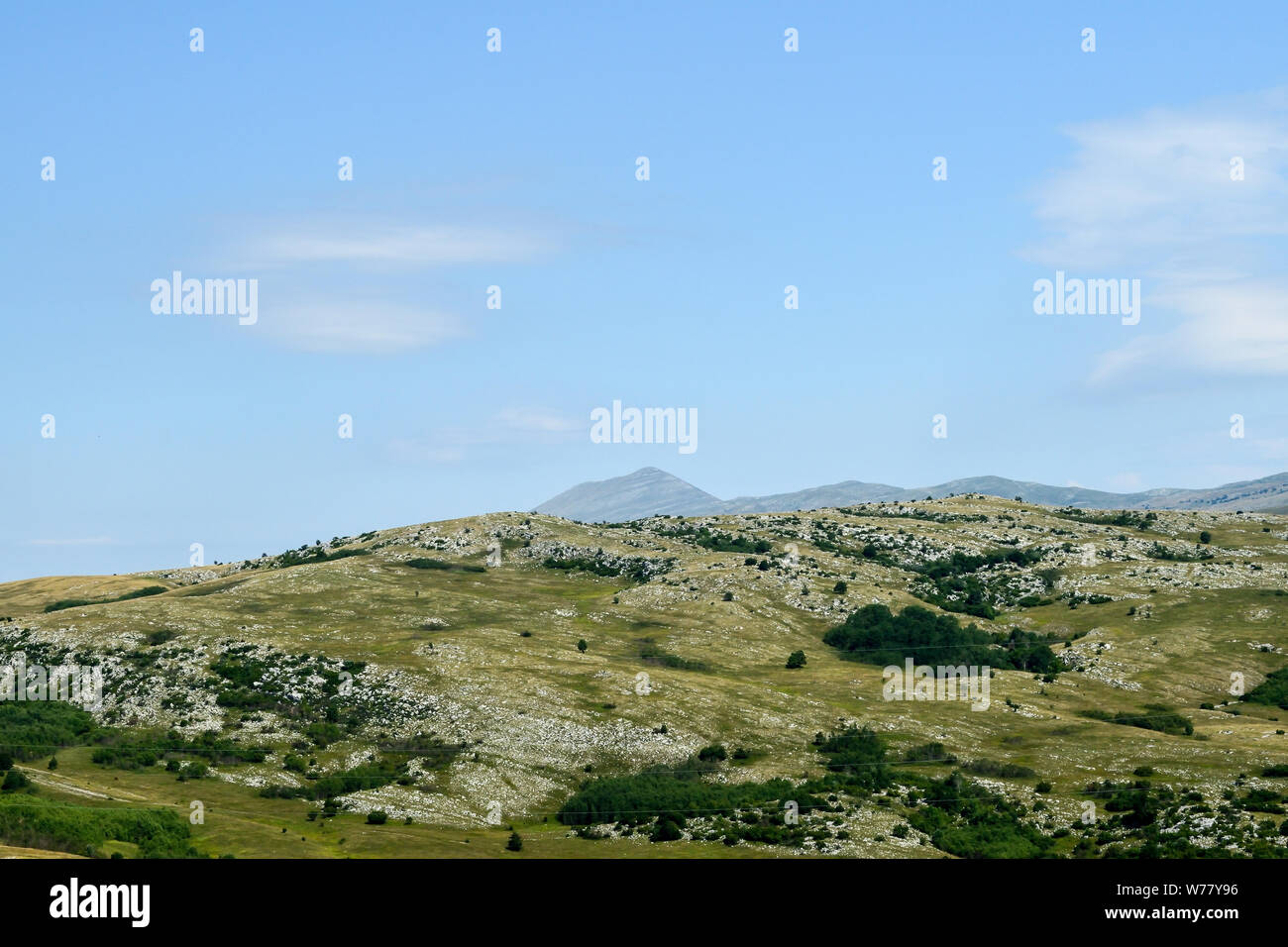 Beautiful landscape in Dinaric karst region Stock Photo Alamy