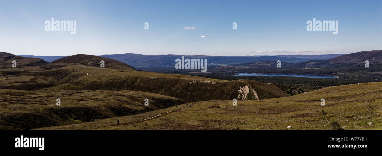 Loch Morlich, Cairngorms National Park Scotland, United Kingdom Stock