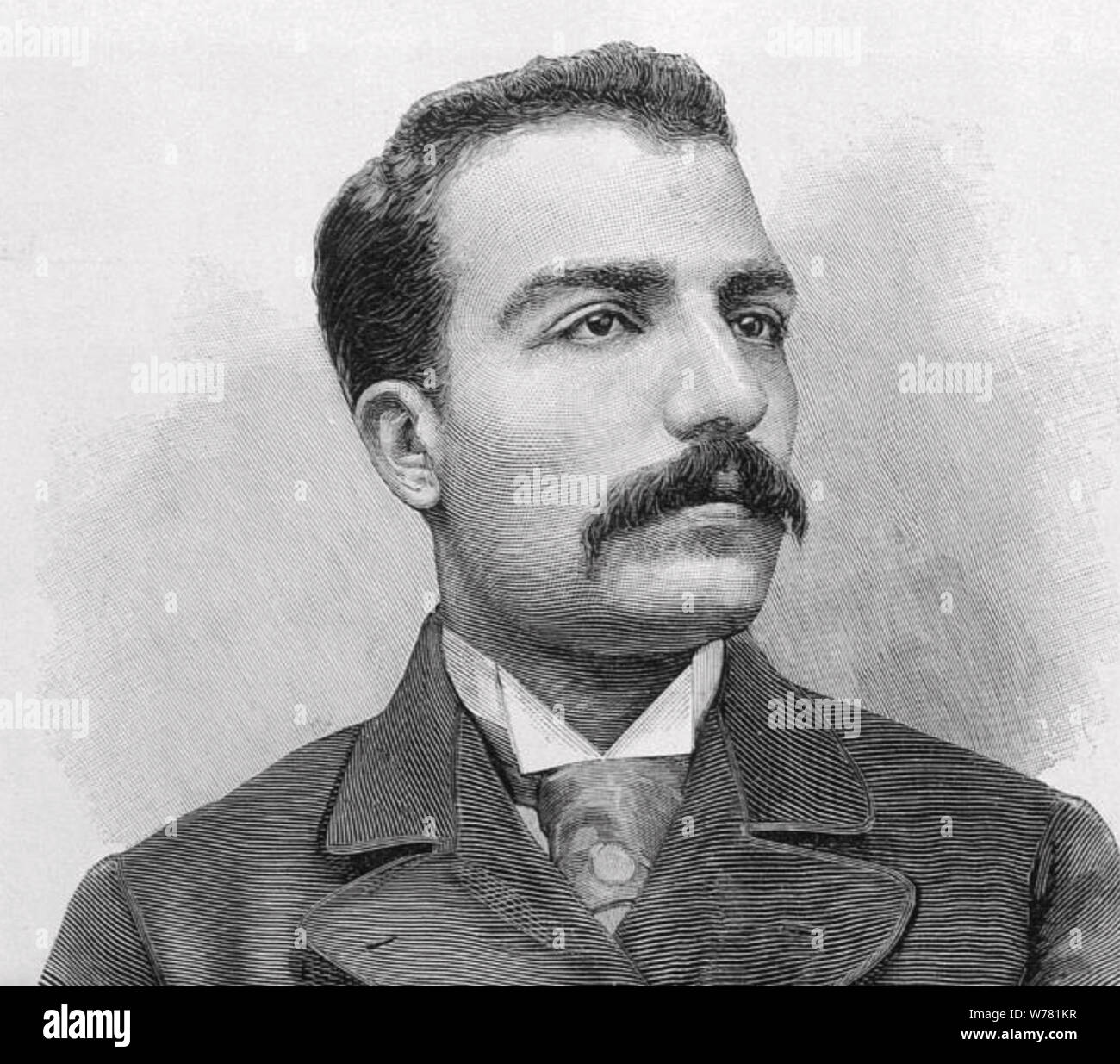 UMBERTO GIORDANO (1867-1948) Italian operatic composer about 1900 Stock ...