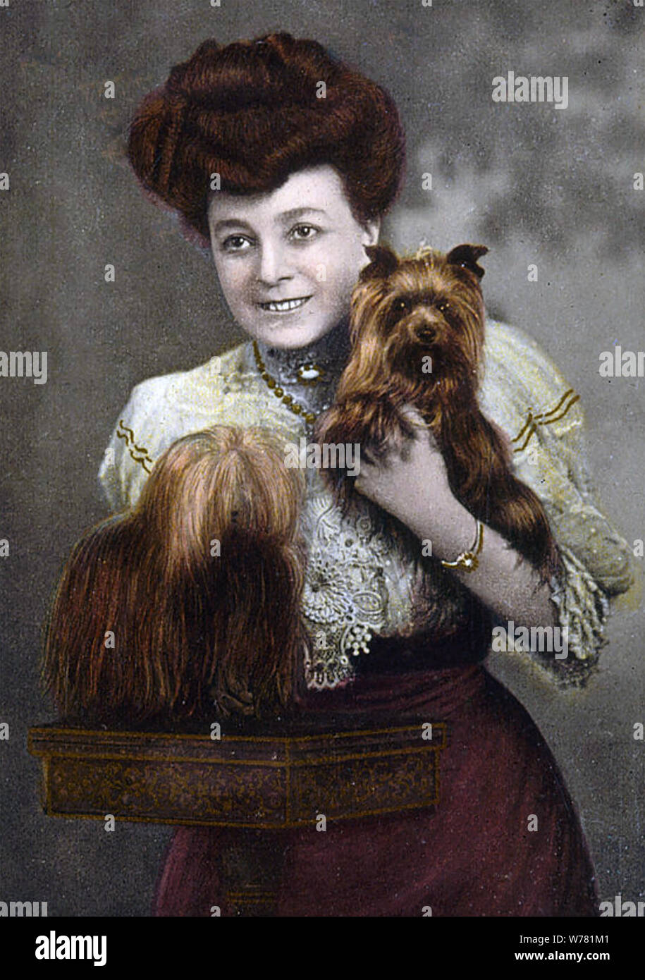 VESTA TILLEY (1864-1952) stage name of English music hall performer Matilda Powles Stock Photo