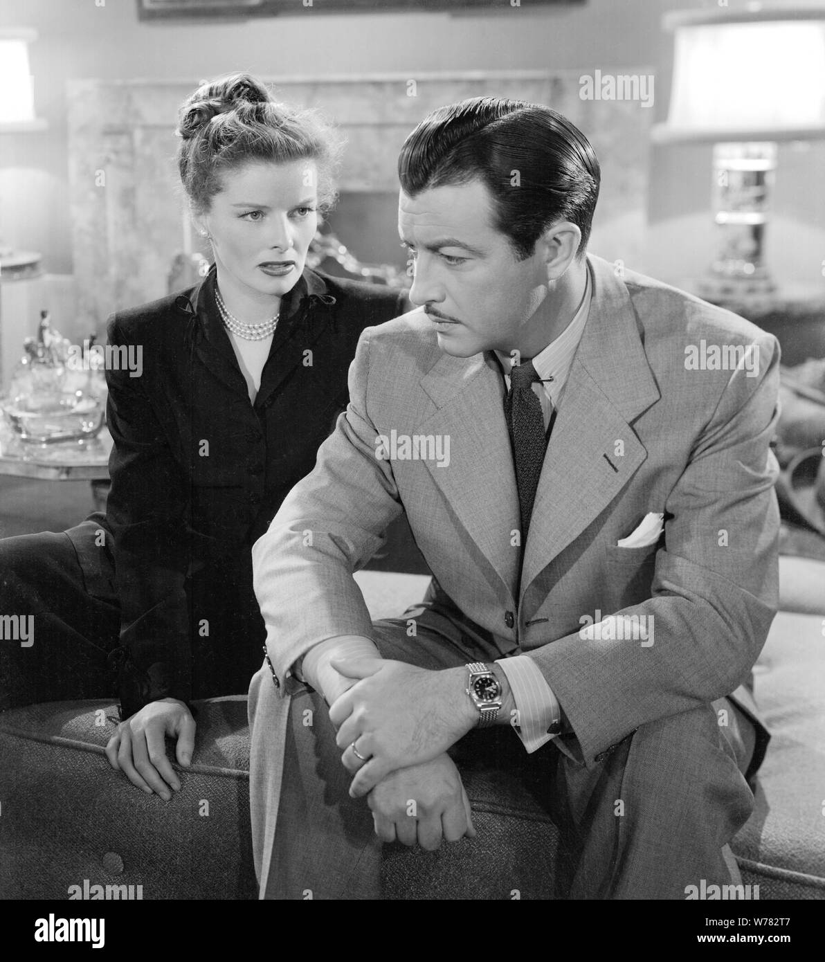 KATHARINE HEPBURN, ROBERT TAYLOR, UNDERCURRENT, 1946 Stock Photo - Alamy