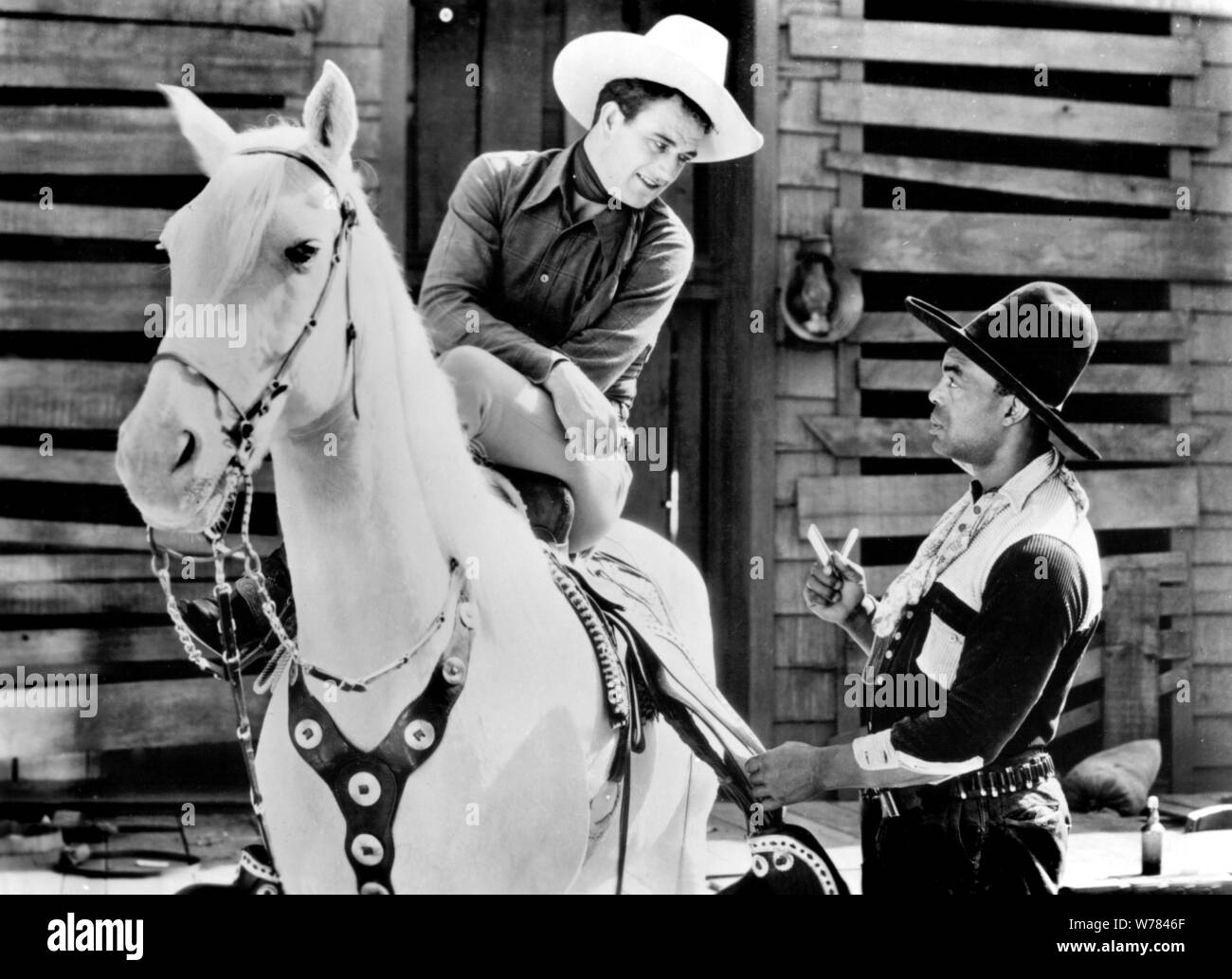 John wayne cowboy Black and White Stock Photos & Images - Alamy